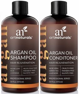 art naturals argan shampoo conditioner set image