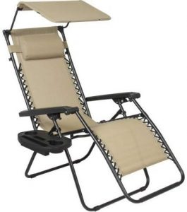 best choice zero gravity canopy chair image