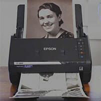epson photo scanner feeding old photographs automaticallly
