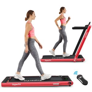 goplus 2 in 1 treadmill image