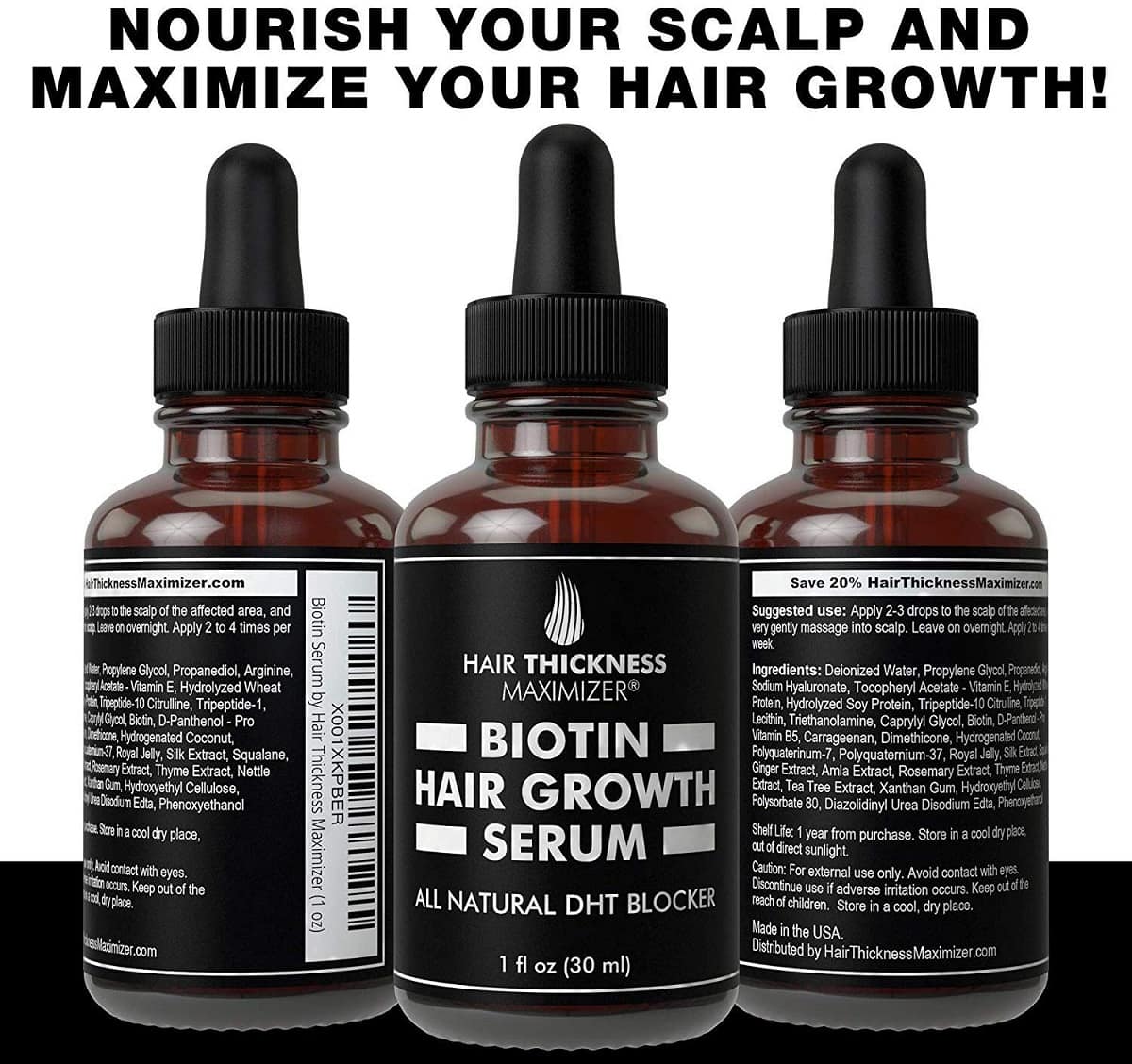 hair growth serum with biotin oil image