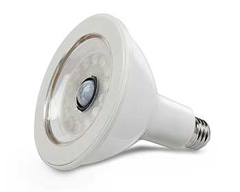 LED Lightbulb on a white background