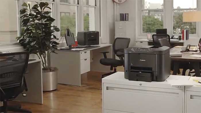 MB2720 printer in a small office space