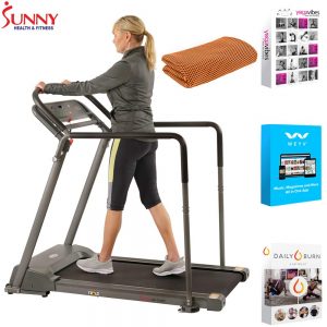 sunny health recovery treadmill image